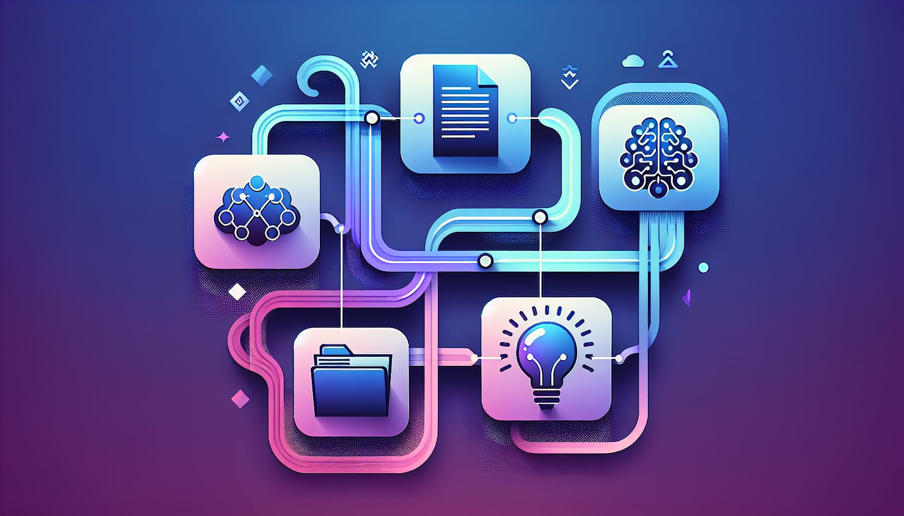AI accounting process flow diagram