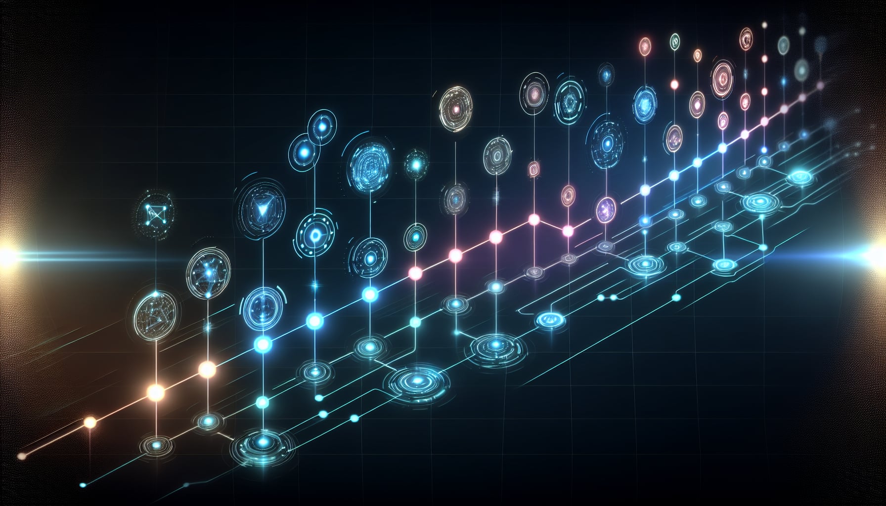 Future of AI accounting timeline visualization