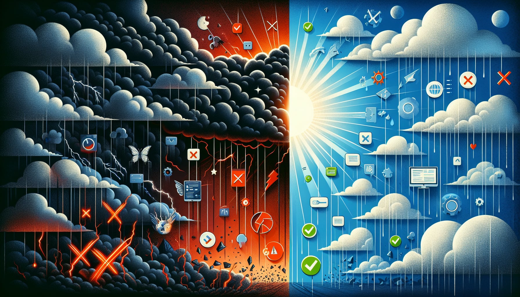 AI accounting myths vs reality infographic
