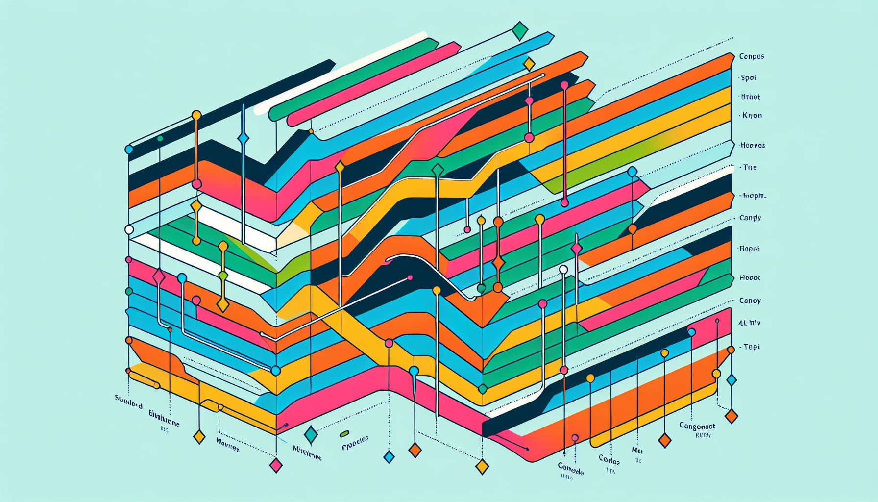 MVP development timeline Gantt chart with key milestones